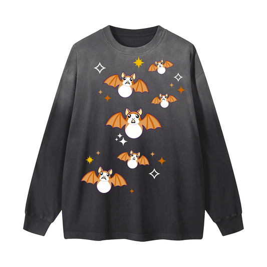 Space Bats long sleeve t-shirt