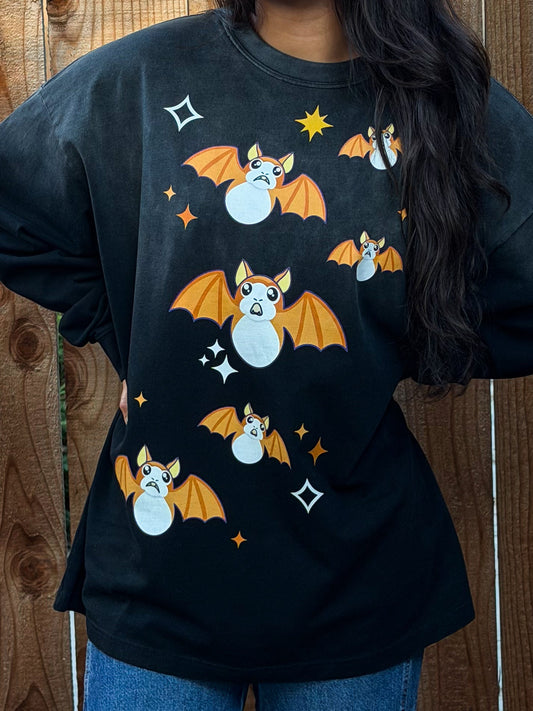 Space Bats long sleeve t-shirt